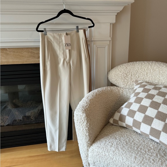 Zara brand new high waisted pants in M - Picture 3 of 4